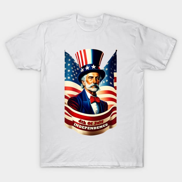 Happy 4th of july 2023 T-Shirt by DMS DESIGN